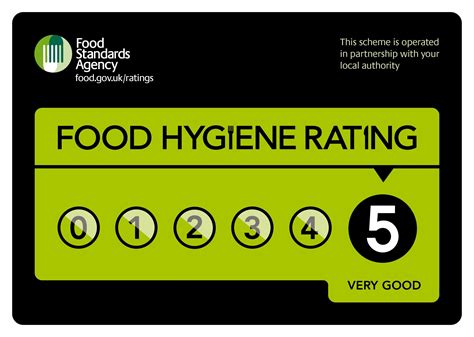 five star food hygiene rating