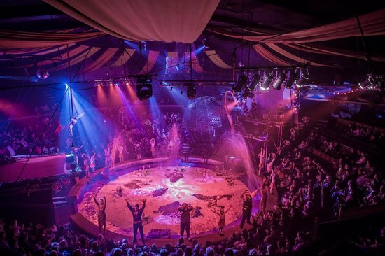 photo of the inside of the hippodrome during a circus